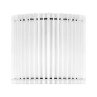 Papieren Gevouwen Lampenkap - Cilindrisch - White - ø20 x 17 cm - E27 fitting - Voor Wandlampen en Tafellampen - Ontworpen voor woonkamer en eetkamer - thumbnail