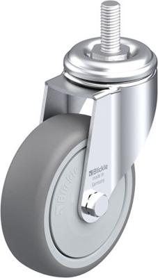 Blickle LKRA-TPA 101KF-GS12 Zwenkwiel Wieldiameter: 100 mm Draagvermogen (max.): 110 kg 1 stuk(s)