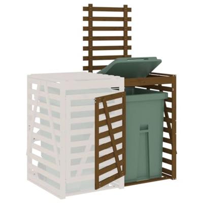 VidaXL Containerberging verlengstuk massief grenenhout honingbruin