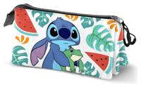 Lilo & Stitch Triple Pencil case Frog Multicolour - thumbnail