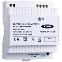 m-e modern-electronics DT 2000 DIN-rail netvoeding voor Deurintercom Kabelgebonden Wit - thumbnail
