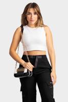 Malelions Signature Crop Top Dames Wit - Maat M - Kleur: Wit | Soccerfanshop - thumbnail