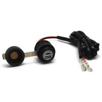 Albrecht Motorrad Duo USB A+C Steckdose QC3.0 12-24 Volt Motorfiets Duo USB A+C stopcontact QC3.0 12-24 volt Stroombelasting (max.): 2 A Dubbel USB-stopcontact - thumbnail