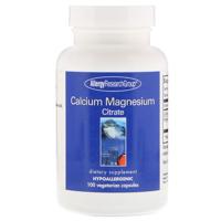 Calcium Magnesium Citrate 100 Vegetarian Capsules - Allergy Research Group - thumbnail