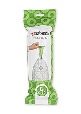 Brabantia Type G PerfectFit Jaarverpakking Afvalzak 23-30 Liter - 120 Stuks