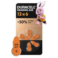 Duracell hoortoestelbatterijen DA13, blister van 6 stuks - thumbnail