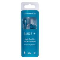 Vivanco 38927 BUDZ Blue HiFi hoofdtelefoon in oor blauw - thumbnail