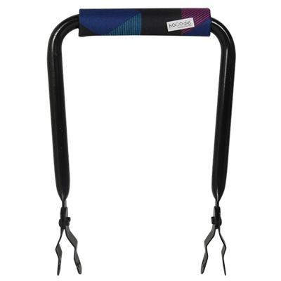 Rugsteun Rugleuning zwart met Colored Triangles rugkussentje