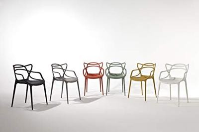 Kartell Masters eetkamerstoel Zwart