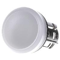 Siemens 3SU1051-6AA60-0AA0 - Indicatielamp, 22 mm, rond, metaal, hoogglans, wit