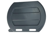 Kalveremmer deksel los voor 2 zijdig plat Grijs - thumbnail