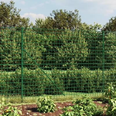 VidaXL Draadgaashek met grondankers 2x10 m groen VidaXL Draadgaashek met grondankers 2x10 m groen