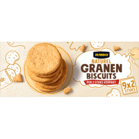 Jumbo Granenbiscuits Naturel 9 x 2 Stuks - thumbnail