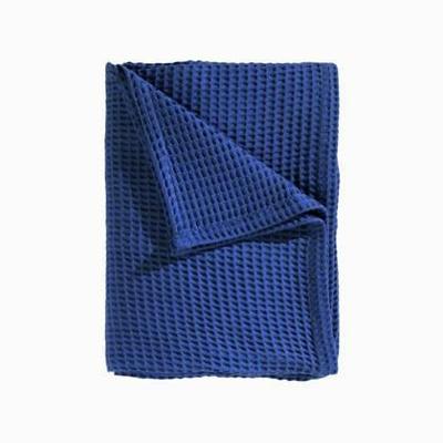Heckett & Lane Heckett & Lane Wafel Plaid 180x260 Ink Blue