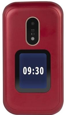 Doro 6060 GSM mobiele telefoon in elegant klapdesign (3 MP camera, 2,8 inch (7,11 cm) display, GPS, Bluetooth) rood-wit