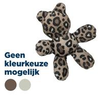 Trixie beer pluche panterprint met kattenkruid / catnip assorti - thumbnail
