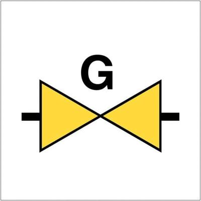 Gasafsluiter sticker ARBO centrum - Gasafsluiter sticker Gasafsluiter sticker ARBO centrum - Gasafsluiter sticker