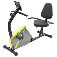 VidaXL Ligfiets hometrainer magnetisch met hartslagmeter - thumbnail