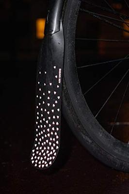 Ass Savers BroTector Reflective Red Spatbord flap - Zwart Ass Savers BroTector Reflective Red Spatbord flap - Zwart