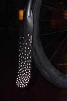 Ass Savers BroTector Reflective Red Spatbord flap - Zwart - thumbnail