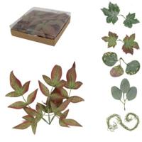 Home Accents decoratie bladeren/tillandsia 12 cm 6 assorti | 24 stuks - thumbnail