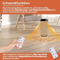 SHX Ventilatorkachel Zwart-wit - thumbnail