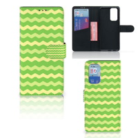 OnePlus 9 Pro | Telefoon Hoesje | Waves Green - thumbnail
