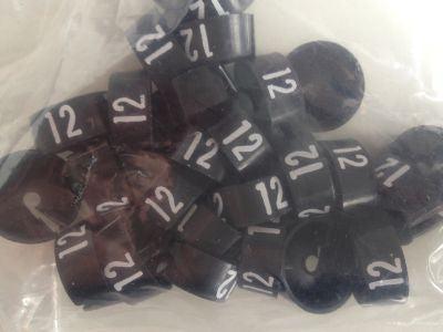 MB zwart/wit 12 voor op kledinghanger