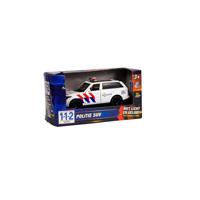 112 Pull-Back Politie SUV 1:36 + Licht en Geluid - thumbnail