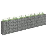 Gabion plantenbak verhoogd 360x30x90 cm gegalvaniseerd staal - thumbnail