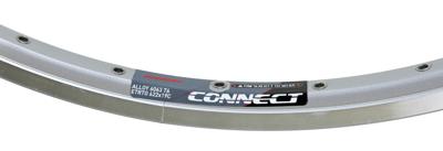 Rodi connect velg 28 inch (gazelle) 36 gaats zilver geslepen