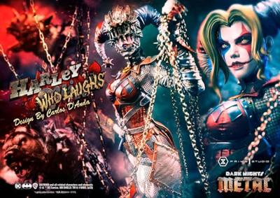 Dark Nights: Metal Museum Masterline Series Statue 1/3 Harley Quinn Who Laughs Concept Design by Caelos D`anda Deluxe Version 78 cm Dark Nights: Metal Museum Masterline Series Statue 1/3 Harley Quinn Who Laughs Concept Design by Caelos D`anda Deluxe Version 78 cm