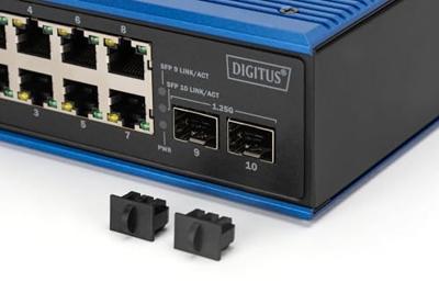Digitus DN-651151 Industrial Ethernet Switch 8 + 2 poorten 1 GBit/s Digitus DN-651151 Industrial Ethernet Switch 8 + 2 poorten 1 GBit/s