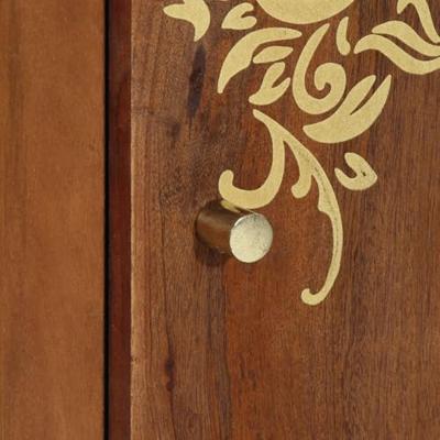 Dressoir met plank Bruin 40 x 33.5 x 75 cm Massief mangohout