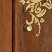 Dressoir met plank Bruin 40 x 33.5 x 75 cm Massief mangohout - thumbnail