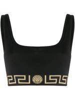 Versace Medusa cropped bra - Black - thumbnail