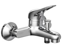 Schutte PORTO ééngreepsmengkraan bad | chroom 77430 - thumbnail