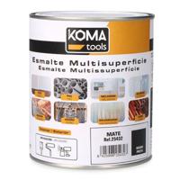 Acryllak Koma Tools Zwart Mat 750 ml - thumbnail