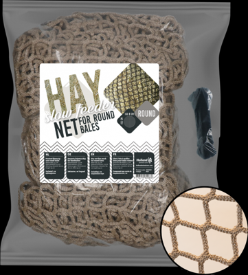 Hay Slowfeeder net speciaal voor ronde baal