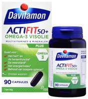 Davitamon Actifit 50+ Omega-3 Visolie Capsules - thumbnail