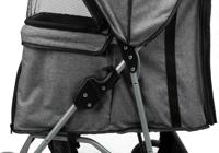 TRIXIE HONDENBUGGY GRIJS 47X80X100 CM TOT 15 KG - thumbnail