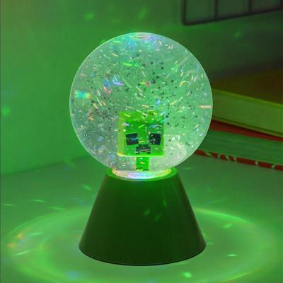 Minecraft LED glitter bal