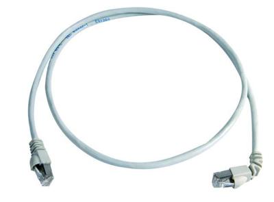 Telegärtner 100008011 RJ45 Netwerkkabel, patchkabel CAT 6A S/FTP 1.00 m Grijs Vlambestendig, Snagless 1 stuk(s)