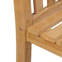 VidaXL Tuinstoelen 2 st massief teakhout - thumbnail