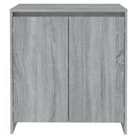 Dressoir 70x41x75 cm bewerkt hout grijs sonoma eikenkleurig - thumbnail
