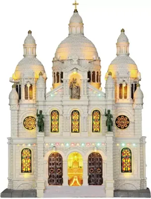 Kersthuisje Europe cathedral LEMAX - Lemax Kersthuisje Europe cathedral LEMAX - Lemax