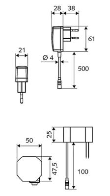 Elektronische Wastafelkraan Schell Puris HD-K Chroom met Stekkertransformator Schell Elektronische Wastafelkraan Schell Puris HD-K Chroom met Stekkertransformator Schell