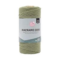 Vaessen Creative • macramé touw 3mmx100m olijfgroen - thumbnail
