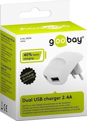 goobay 4-Way USB Charger (30 W) oplader