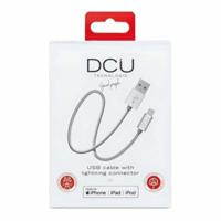 USB-oplaadkabel Lightning iPhone DCU 34101205 Zilverkleurig 1 m - thumbnail